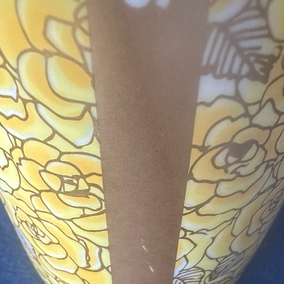 Starbucks Yellow Rose of Texas Ceramic Travel Tumbler 12 Oz - Picture 9 of 9